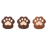 Funki Buys | Coasters | Cat Paw Solid Wood Coasters 4 Pcs - Beige - Paw Coaster / Maple / Wood / M - image 5