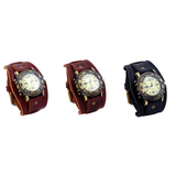 Men's Casual Roman Punk Retro Watch - Light Brown - Punk Watch - M - Stainless Steel / PU Leather - image 14