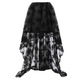 Women's Black Victorian Corset Dress - Black - 3 / Skirt - 6XL - Polyester Lace - image 17