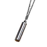Funki Buys | Cremation Urn Necklaces | Unisex Open... - Silver - Memorial Urn Necklace / Stainless Steel / One Size - image 7