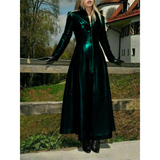 Women's Faux Leather Long Jackets - Black - Long Leather Jacket - 5XL - PU Leather - image 8