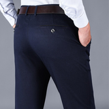 Men's Modern Stretch Business Work Pants - Khaki - Pants - 42 - Polyester Spandex - image 11