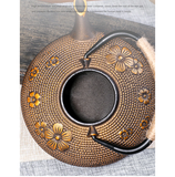 Cherry Blossoms Cast Iron Tea Kettle - Black - 1 / Cherry Blossom Red / Teapot - Medium - Cast Iron - image 17