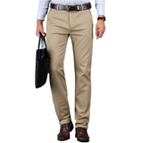 Men's Modern Stretch Business Work Pants - Khaki - Pants - 42 - Polyester Spandex - image 36
