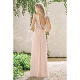 Women's Sequin Prom Bridesmaid Dress - Rose Gold - Prom Bridesmaid Dress - Polyester/Sequin - image 2
