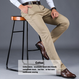 Men's Modern Stretch Business Work Pants - Khaki - Pants - 42 - Polyester Spandex - image 15