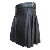 Men's Women's Gothic Gladiator Kilt Skirt - Black - Unisex Skirt - 5XL - PU Leather - image 3