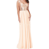 Women's Sequin Prom Bridesmaid Dress - Rose Gold - Prom Bridesmaid Dress - Polyester/Sequin - image 34
