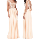 Women's Sequin Prom Bridesmaid Dress - Rose Gold - Prom Bridesmaid Dress - Polyester/Sequin - image 35