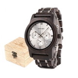 Men's Luxury Wood Watch Gift Box Set - White/Brown - P19-3 / Quartz Watch - M - Wood - image 21