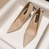 Women's Luxury Butterfly Bow High Stiletto - Pink 1 - 8cm Heel / Nude - 40 B - Genuine Leather - image 34