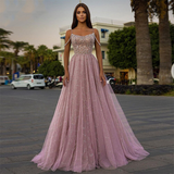 Women's Elegant Sequin Tulle Ball Gown - Pink - Gown - 2 - Polyester/Chiffon/Sequin - image 18