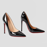 Women's Luxury Red Soles Stiletto Pumps - Beige - 2 / 8cm Stiletto - 46 B - PU Leather - image 19