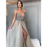 Funki Buys | Dresses | Women's Long Chiffon Tulle Prom Dress