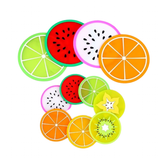 Fruit Design Drink Mats 6-7 Pcs Sets - Mixed - 7 Pcs Cup Coasters - Small - Silicone Rubber - image 20