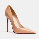 Women's Luxury Red Soles Stiletto Pumps - Beige - 2 / 8cm Stiletto - 46 B - PU Leather - image 7