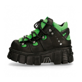 Women's Gothic Punk Platform Sneakers - Black - 1 /  No Plush / Punk Shoes - 44 B - PU Leather - image 38