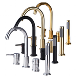 Bath Taps Luxury Brass Bath Shower Set - Gold - 1 / Brushed / Bath Faucet - Large - Stainless Steel - image 21