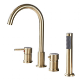 Bath Taps Luxury Brass Bath Shower Set - Gold - 1 / Brushed / Bath Faucet - Large - Stainless Steel - image 1