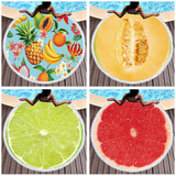 Fruit Printed Beach Mat Towel Throw - Green - 1 / STJ14-1 / Fruit Towel - Large - Microfibre - image 18