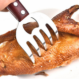 Meat Shredding Tools Forks Claws - Beige - 1 - Meat Bear Claws - 2 Pcs - Medium - Stainless Steel - image 9