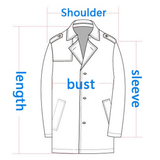 Men's Winter Plus Size Business Overcoat - Grey - Jacket - 10XL - Polyester - image 10
