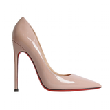 Women's Luxury Red Soles Stiletto Pumps - Beige - 2 / 8cm Stiletto - 46 B - PU Leather - image 13