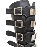 Funki Buys | Boots | Women's High Platform Wedg... - Black - 1 / Matte / Platform Buckle Boots / 43 B / PU Leather - image 12