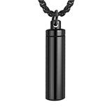 Funki Buys | Cremation Urn Necklaces | Unisex Ope... - Silver - Memorial Urn Necklace / Stainless Steel / One Size - image 11