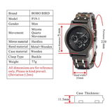 Men's Luxury Wood Watch Gift Box Set - White/Brown - P19-3 / Quartz Watch - M - Wood - image 19