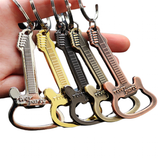 Novelty Guitar Violin Bottle Openers - Silver - 1 /  Guitar Bottle Opener - Medium - Alloy - image 1
