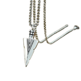 Funki Buys | Cremation Urn Necklaces | Arrowhead Ashes Urn - Silver - Urn Necklace / Stainless Steel / Medium - image 12