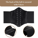 Funki Buys | Belts | Women's Goth Under Bust Cincher Belt - Style1 Black C / One Size / Polyester/PU Leather - image 17