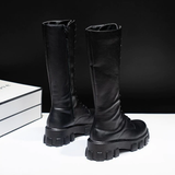 Funki Buys | Boots | Women's Knee-High Platform Lace Up Boot - White - Boots / 12 B / PU Leather - image 8
