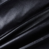 Men's Genuine Natural Leather Jackets - Black - Smart Jacket - 4XL - Genuine Leather - image 12