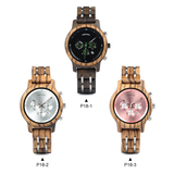 Men's Women's Elegant Wood Watches - Pink - Quartz Watch - Medium - Wood - image 14