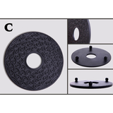 Japanese Teapot Pad Cast Iron Pot Holder - Black - 1 / Pad A / Trivet - Medium - Cast Iron - image 19