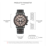 Gift Box Set - Black - GT050-1 / Men's Watch - Medium - Wood - image 23