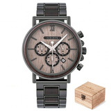 Gift Box Set - Black - GT050-1 / Men's Watch - Medium - Wood - image 25