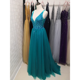 Women's Long Chiffon Tulle Prom Dress - Dark Gray - Dress - 22W - Chiffon/Tulle - image 12