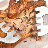 Meat Shredding Tools Forks Claws - Beige - 1 - Meat Bear Claws - 2 Pcs - Medium - Stainless Steel - image 21