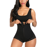 Women's Tummy Control Slimmer Suit - Black - Bodysuit Shapewear - XXXL - image 1