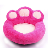 Cute Fluffy Paw Shaped Dog Cat Beds - Brown - Pet Paw Bed - XL - Plush - image 23
