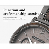 Gift Box Set - Black - GT050-1 / Men's Watch - Medium - Wood - image 14