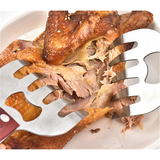 Meat Shredding Tools Forks Claws - Beige - 1 - Meat Bear Claws - 2 Pcs - Medium - Stainless Steel - image 8