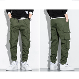 Men's Hip Hop Streetwear Cargo Pants 8XL - Black - Streetwear Cargo Pants - 8XL - Polyester - image 23