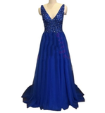 Women's Beaded  Evening Dress Tulle - Pink - Beaded Evening Dress - 22W - Polyester/Chiffon/Tulle - image 43