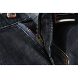 Men's Casual Denim Shorts Slim Fit Stretch - Black - Denim Shorts - 40 - Denim Polyester - image 10