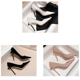 Women's Luxury Butterfly Bow High Stiletto - Pink 1 - 8cm Heel / Nude - 40 B - Genuine Leather - image 21