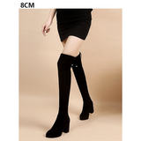 Funki Buys | Boots | Women's Thigh Tie Block Heel Boots
